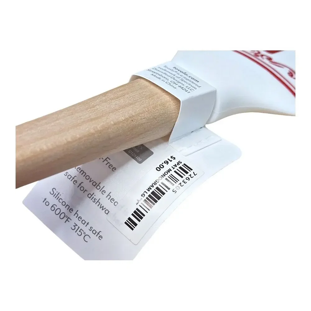 NEW Sur La Table Monogram Silicone Head Spatula Letter 